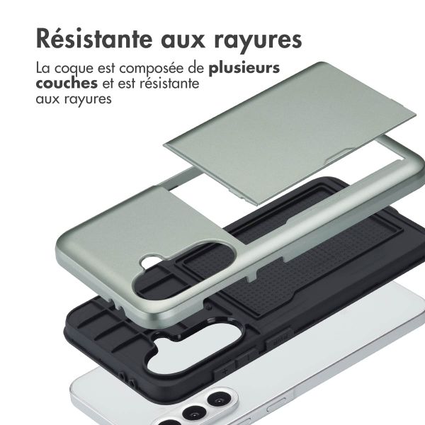 imoshion Coque arrière avec porte-cartes Samsung Galaxy A36 / A56 - Vert