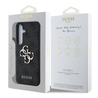 Guess Coque 4G Metal Logo Backcover Samsung Galaxy S25 Plus - Noir