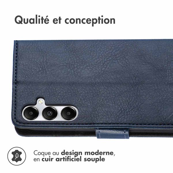 imoshion Étui de télephone portefeuille Samsung Galaxy A55 - Bleu foncé