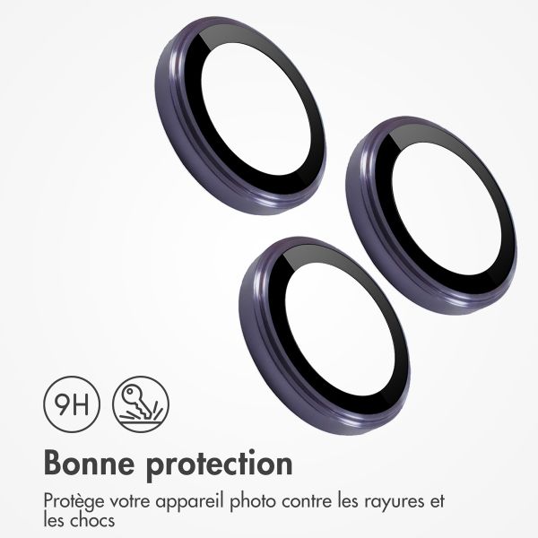 imoshion ﻿Lot de 2 protections d'objectif de caméra Apple iPhone 14 Pro / 14 Pro Max - Violet