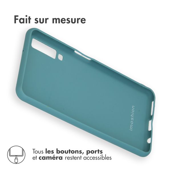 imoshion Coque Couleur Samsung Galaxy A7 (2018) - Vert foncé