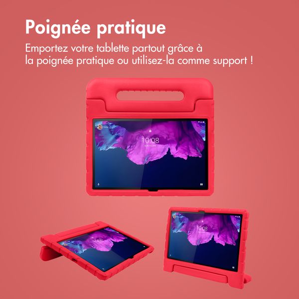 imoshion Coque kidsproof avec poignée Lenovo Tab P11 / P11 Plus - Rouge