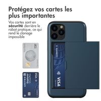 imoshion Coque arrière avec porte-cartes Apple iPhone 11 Pro - Bleu foncé
