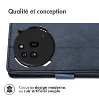imoshion Étui de télephone portefeuille Nothing Phone (3a) Pro - Bleu foncé