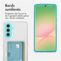 imoshion Coque silicone avec porte-cartes Samsung Galaxy A36 / A56 - Transparent
