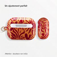 Selencia Coque Vivid  Apple Airpods Pro - Tropical Vibes Apricot