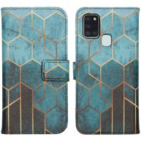 imoshion Coque silicone design Galaxy A21s - Green Honeycomb