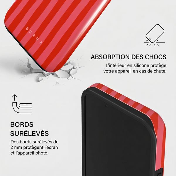 Burga Coque Tough MagSafe Apple iPhone 14 - Pomegranate