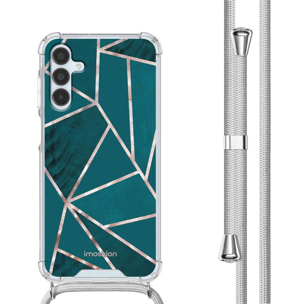 imoshion Coque Design avec cordon Samsung Galaxy A15 (5G/4G) - Petrol Green Graphic