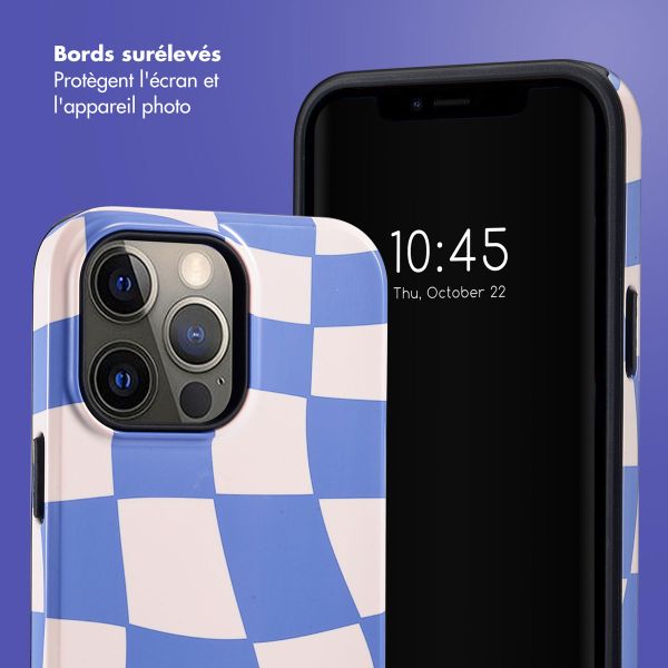 Selencia Coque arrière Vivid Apple iPhone 14 Pro Max - Groovy Sapphire Blue