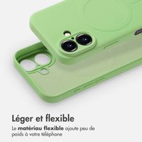 imoshion Coque Couleur avec MagSafe Apple iPhone 16 - Vert