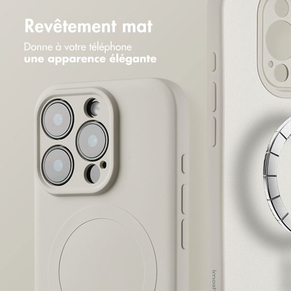 imoshion Coque Couleur avec MagSafe Apple iPhone 16 Pro - Beige
