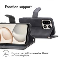 imoshion Etui de télephone portefeuille avec cordon OnePlus 15 - Noir