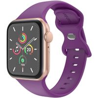 imoshion Bracelet en silicone⁺ Apple Watch Series 1 á 9 / SE (38/40/41 mm) | Series 10 (42 mm) - Purple - Taille S/M