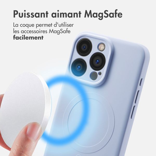 imoshion Coque Couleur avec MagSafe Apple iPhone 15 Pro Max - Lila