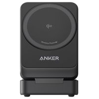 Anker MagGo | Chargeur sans fil pliable 3-en-1 - 15 Watts - Compatible MagSafe et Qi2 - Noir