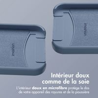 imoshion Coque arrière Color avec cordon amovible et MagSafe Apple iPhone 14 - Ash Blue