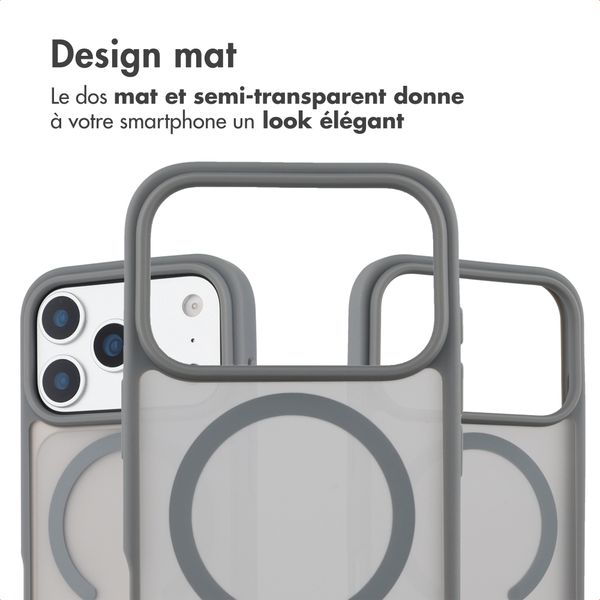 imoshion Coque Color Guard avec MagSafe Apple iPhone 17 Pro Max - Gris