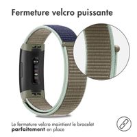 imoshion Bracelet en nylon le Fitbit Charge 3 / 4 - Khaki