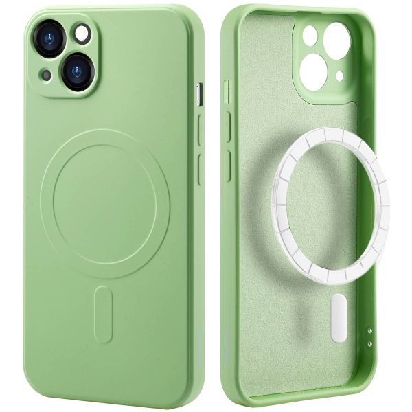 imoshion Coque Couleur avec MagSafe iPhone 13 - Vert