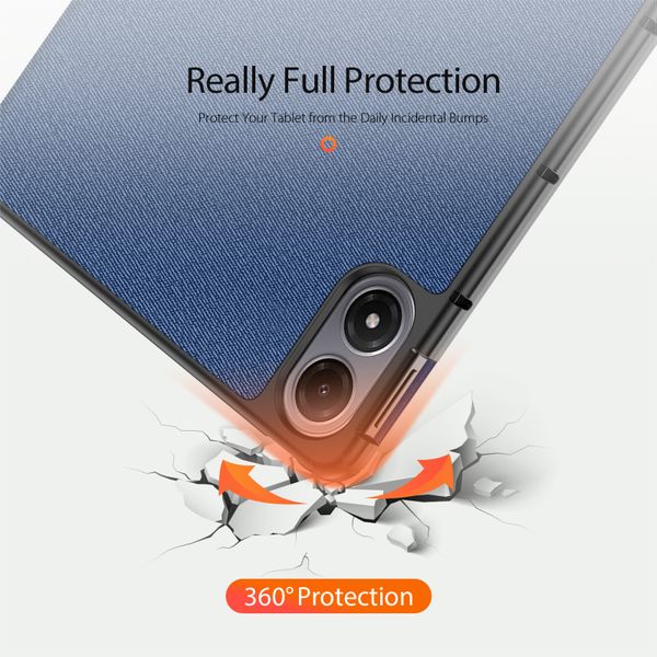 Dux Ducis Coque tablette Domo Xiaomi Redmi Pad 2 Pro - Bleu foncé