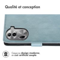 imoshion Étui de télephone portefeuille Oppo Reno 11 F - Bleu clair