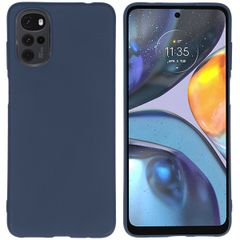 imoshion Coque Couleur Motorola Moto G22 - Bleu foncé