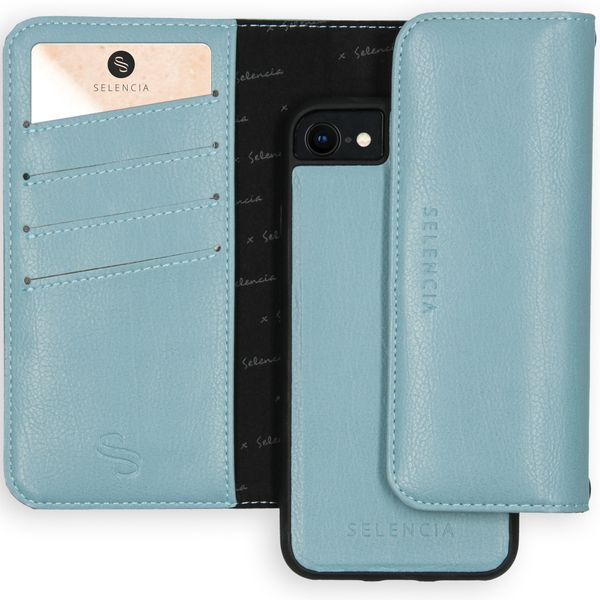 Selencia Pochette en cuir végétalien iPhone SE (2022 / 2020) / 8 / 7 / 6(s)