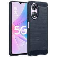 imoshion Coque Brushed Oppo A58 - Bleu foncé