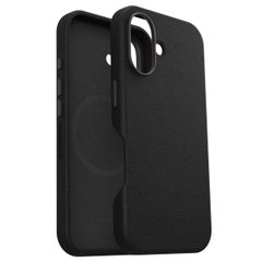 OtterBox Coque en cuir de cactus Symmetry MagSafe iPhone 16 - Noir Ash