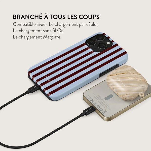 Burga Powerbank magnétique 5 000 mAh - MagSafe et Qi2 - Offline / Gold