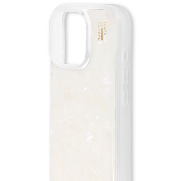 iDeal of Sweden Coque Pearlized iPhone 16 Pro Max - Blanc