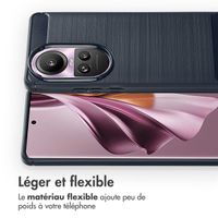 imoshion Coque Brushed Oppo Reno 10 / 10 Pro - Bleu foncé