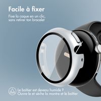 imoshion Coque rigide à couverture complète Google Pixel Watch 3 (45 mm) - Argent