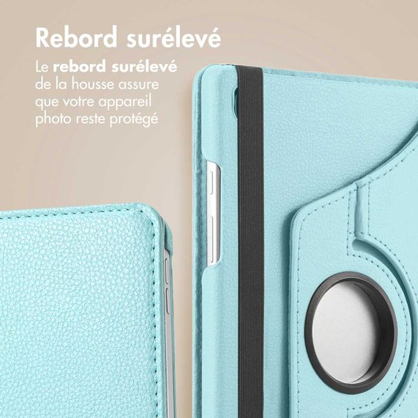 imoshion Coque tablette rotatif à 360° Samsung Galaxy Tab S6 Lite (2020/2022/2024)  - Bleu clair