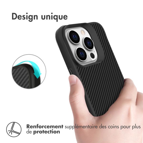 imoshion Rugged Hybrid Carbon Case Apple iPhone 14 Pro - Noir