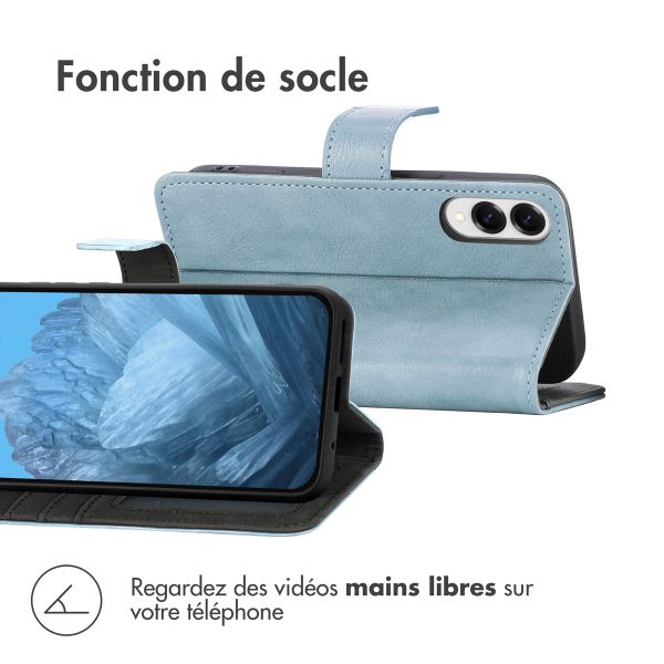imoshion Étui de télephone portefeuille Samsung Galaxy S25 Edge - Bleu clair