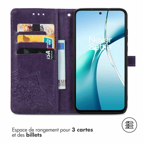 imoshion Etui de téléphone portefeuille Mandala Oppo Find X8 Pro - Violet