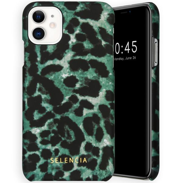 Selencia Coque Maya Fashion iPhone 11 - Green Panther