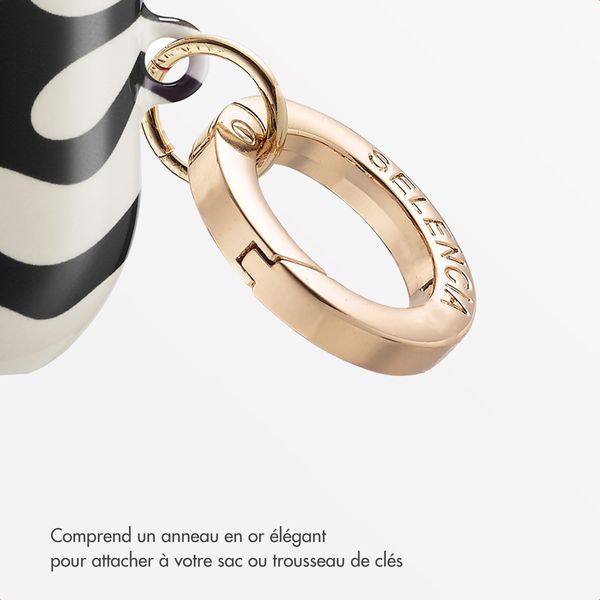 Selencia Coque Vivid Apple AirPods 4 - Art Wave Black