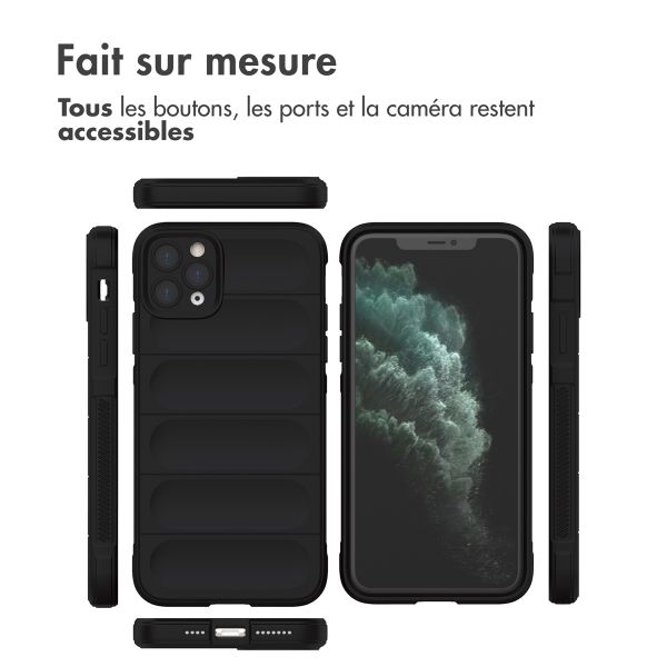 imoshion Coque arrière EasyGrip iPhone 11 Pro Max - Noir