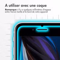Accezz Protection d'écran en verre trempé 2-pack Apple iPhone SE (2022 / 2020)