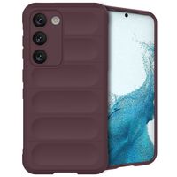 imoshion Coque arrière EasyGrip Samsung Galaxy S23 - Aubergine