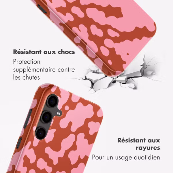 Selencia Coque arrière Vivid Samsung Galaxy S24 FE - Moo’d Blush Pink