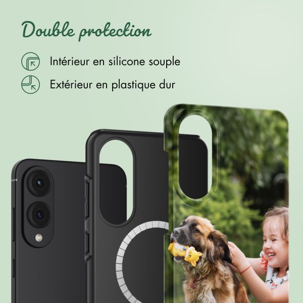 Concevez votre propre coque Tough Samsung Galaxy S25 Edge - Blanc