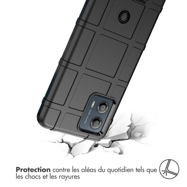 imoshion Coque Rugged Shield Motorola Moto G53 - Noir