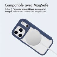 imoshion Bookcase transparente avec MagSafe Apple iPhone 17 Pro Max - Bleu