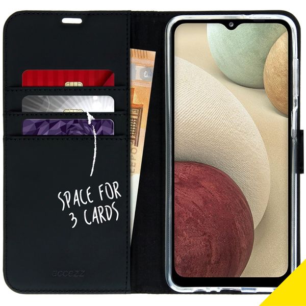 Étui de télephone Wallet Samsung Galaxy A12 - Noir