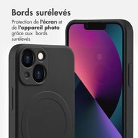 imoshion Coque Couleur avec MagSafe Apple iPhone 13 Mini - Noir