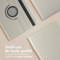 imoshion Coque tablette rotatif à 360° Apple iPad 6 (2018) 9.7 pouces / iPad 5 (2017) 9.7 pouces - Gris